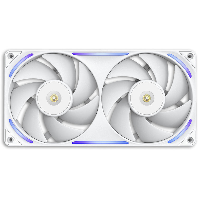 Nzxt f240x RGB-Gehäuselüfter (weiß, 2 Stück, 240 x 120 x 30 mm, PWM)