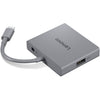 Lenovo USB-C 4-in-1-Hub Gen2 USB-Hub (Grau)