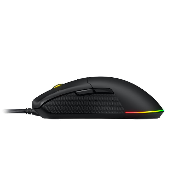 Hator Pulsar 3 Gaming-Maus (schwarz, 400–12.000 dpi, RGB)