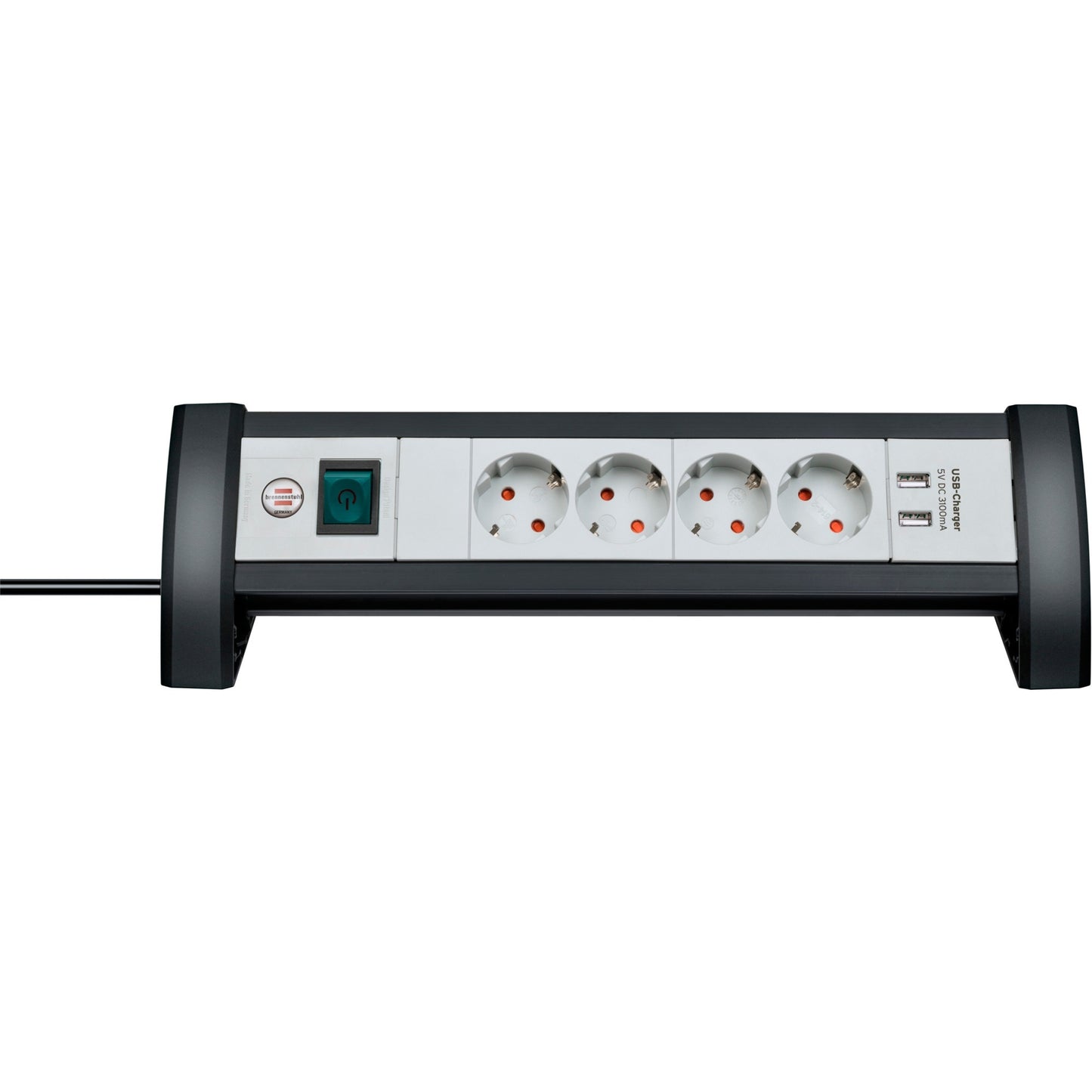 Brennenstuhl Premium Office-Line Socket 4-fach + 2x USB