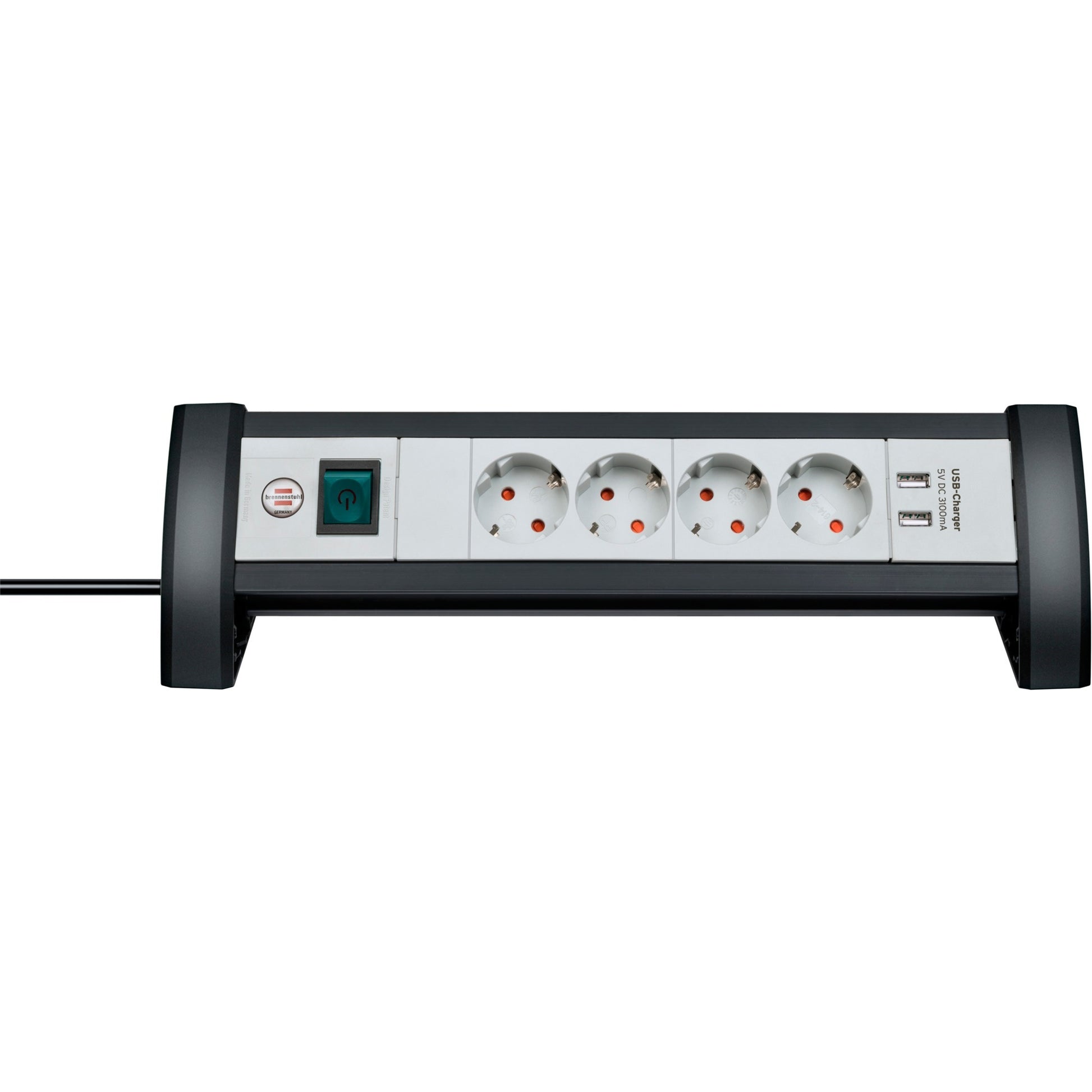 Brennenstuhl Premium Office-Line Socket 4-fach + 2x USB