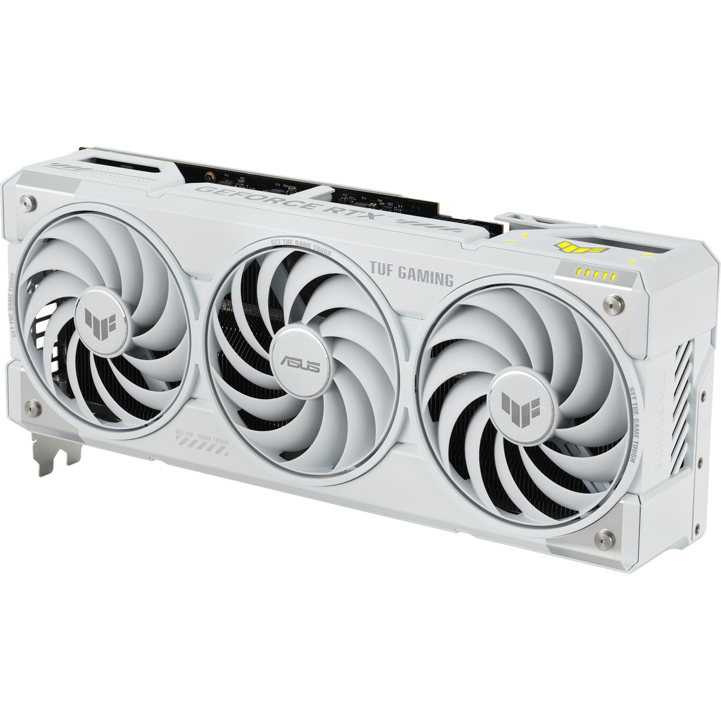 Asus TUF Gaming Geforce RTX 5070 Ti OC weiße Grafikkarte (weiß, 3x Display Port, 2x HDMI, DLSS 4)