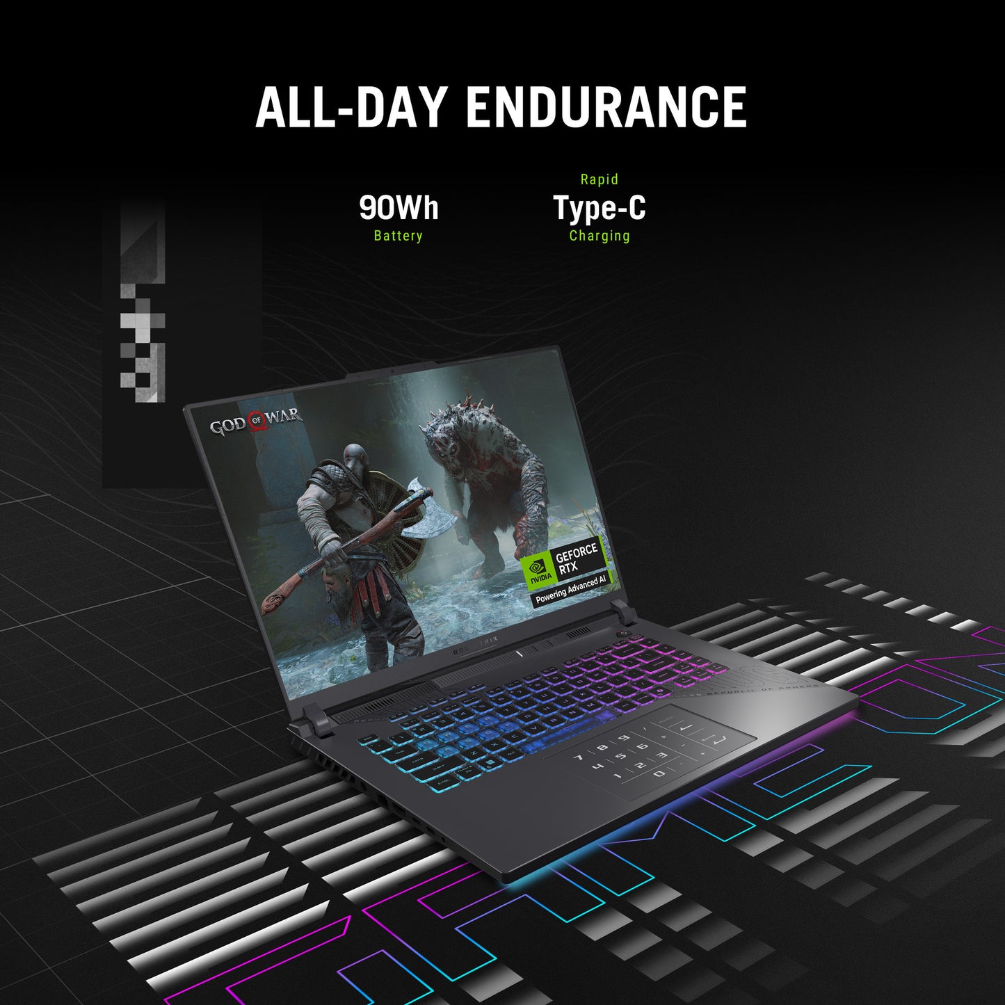 Asus ROG Strix G16 G614pp-S5076W 16 Gaming-Laptop (Grau | R9 8940HX | RTX 5070 | 32 GB | 1 TB SSD)