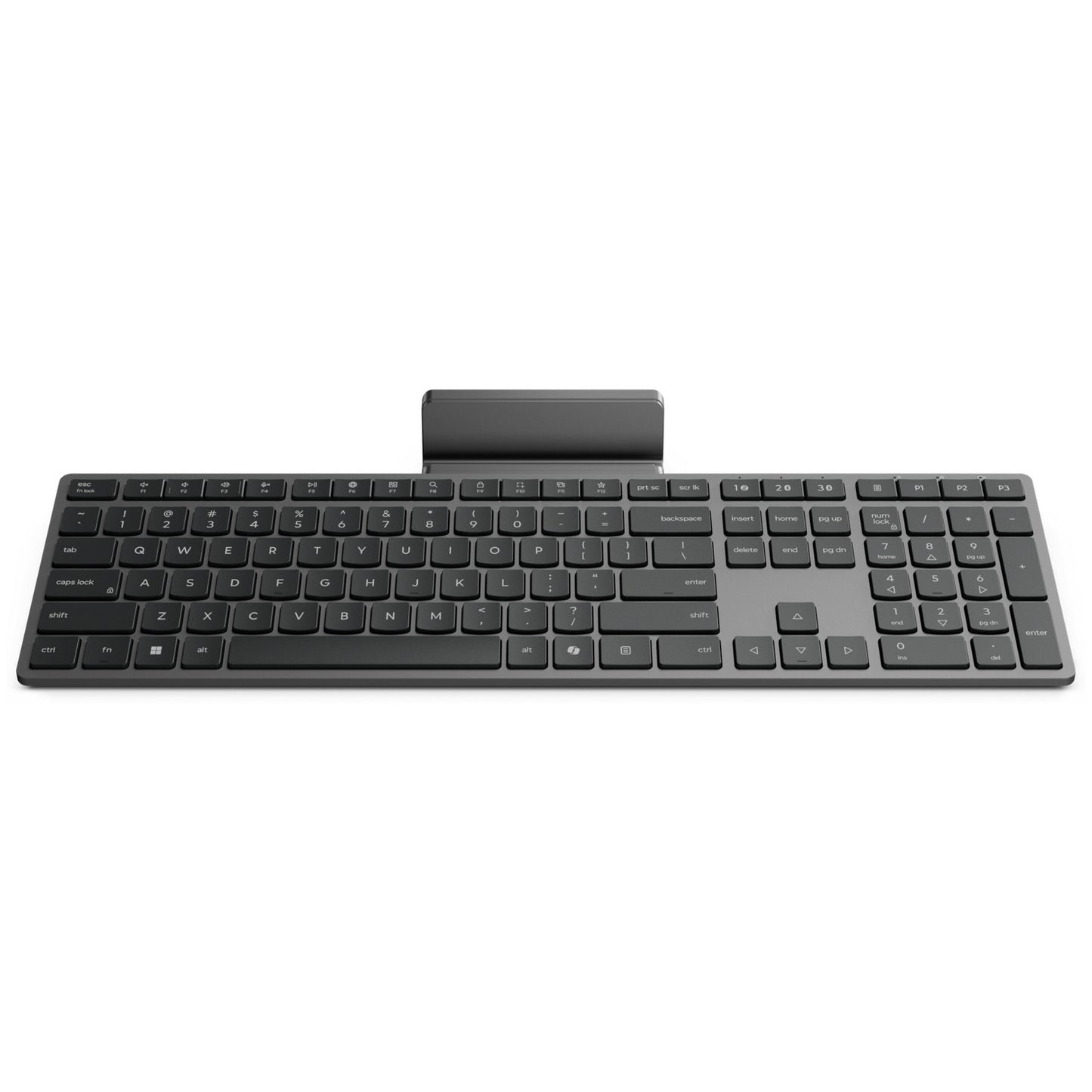 Lenovo 700 moderne kabellose Multi-Geräte-Tastatur – US Euro103P Desktop-Set (grau, 100 %, 2,4 GHz, Bluetooth)