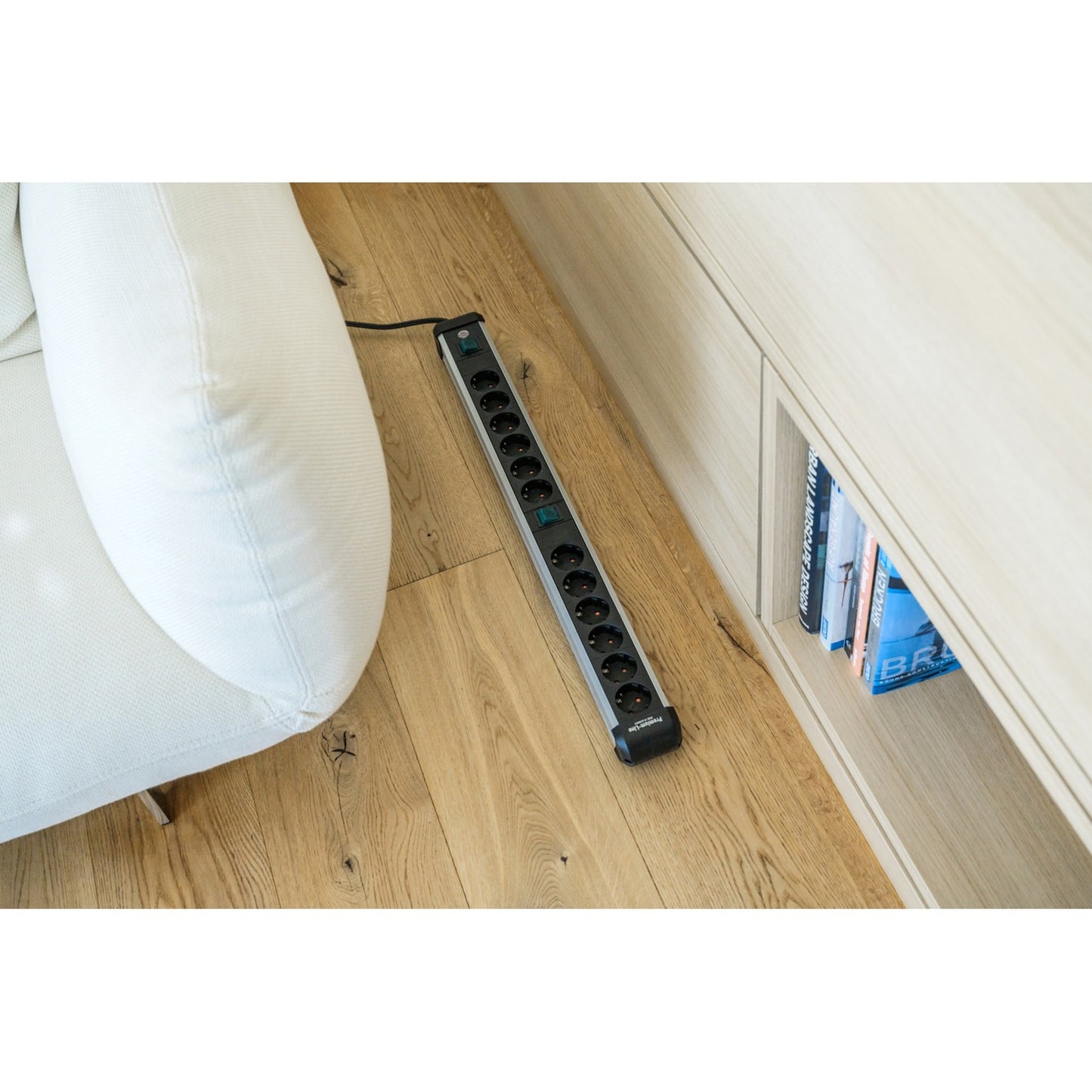 Brennenstuhl Premium-Alu-Line-Sockel 12-mal