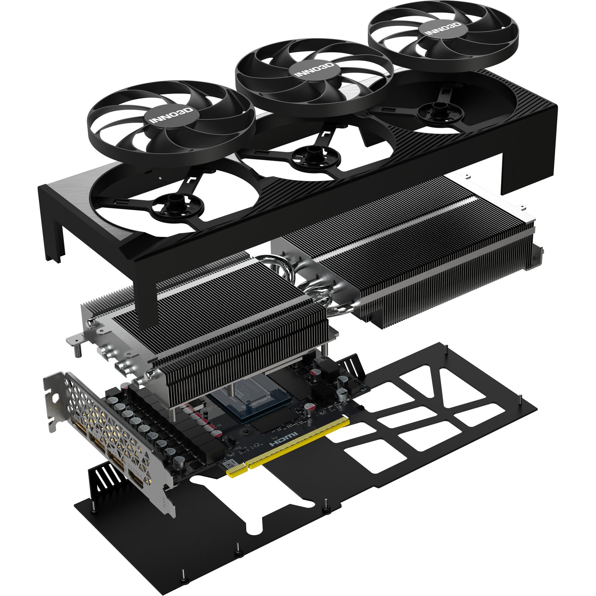 Inno3d N50803-16D7X-17603930 Geforce RTX 5080 x3 OC, ATX, 16 GB, GDDR7, 256-Bit, 960GBS, PCIE5, 360W