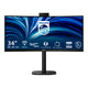 Philips 34b2u3600ch 34 gebogener Ultrawide-Monitor (schwarz, 2x HDMI, Display-Port, 3x USB-A, USB-B, USB-C, RJ-45)