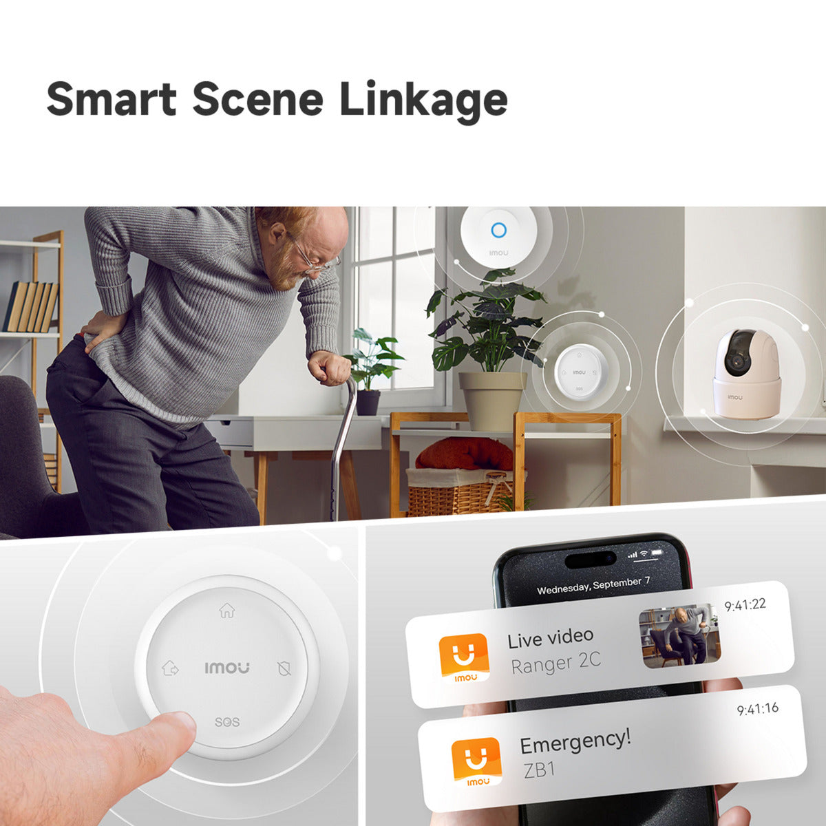 Imou zb1 Fernbedienung (weiß, Zigbee)