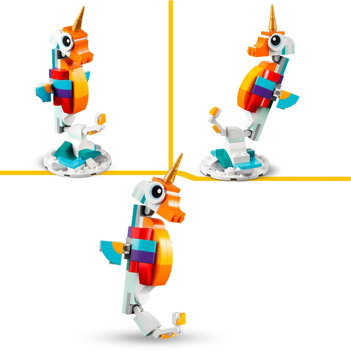 Lego -Schöpfer 31140 3in1 Magisches Einhorn