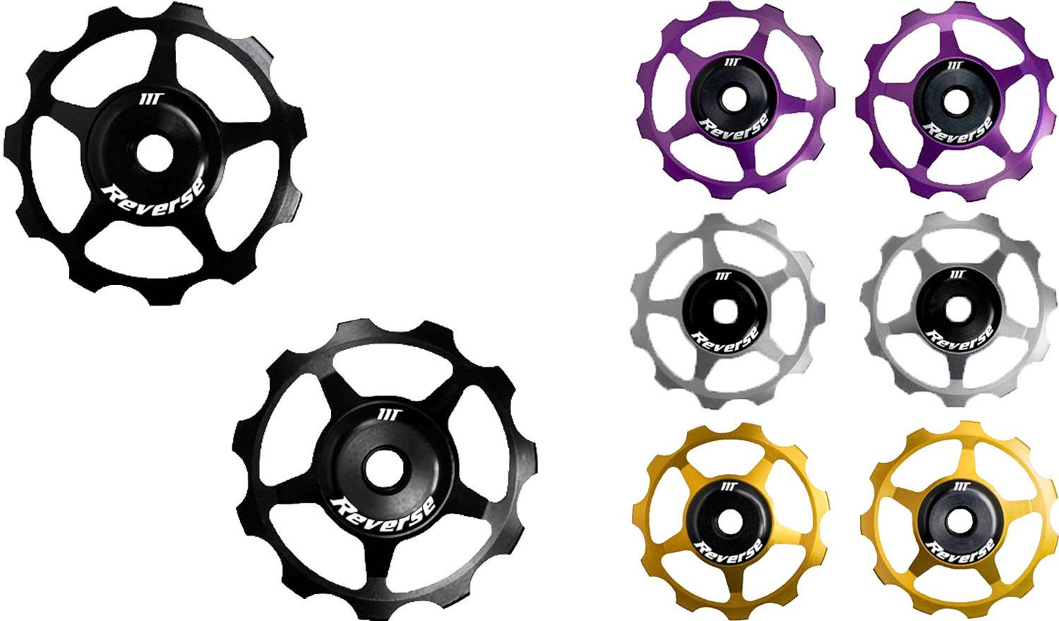 Reverse Components Colab Aluminium-Riemenscheiben-Set