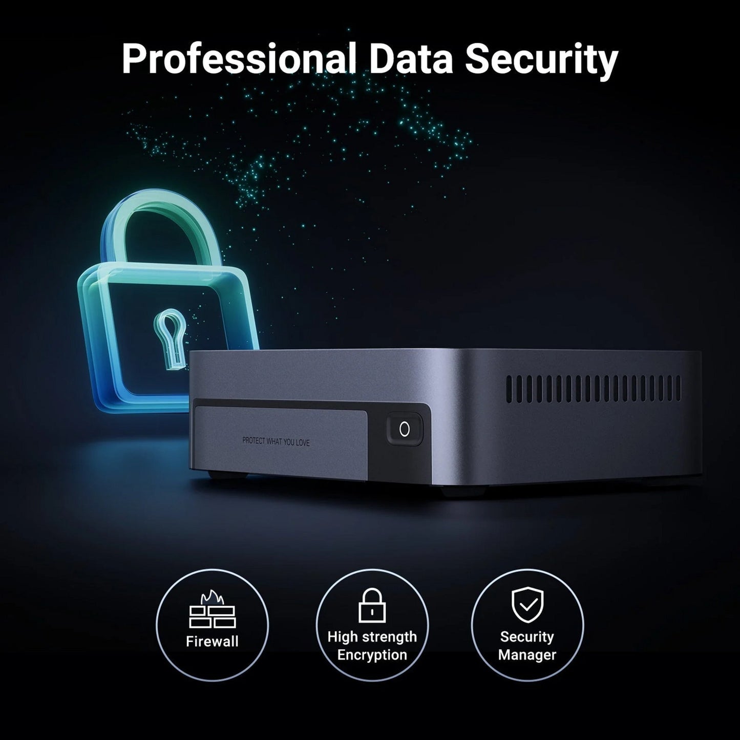 Ugreen nasync dxp480t plus (grau, WLAN, 1x 10GBE, HDMI, Thunderbolt 4 (40 GB s))