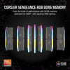 Corsair Vengeance RGB 32 GB DDR5-6000 (2x 16 GB) RAM (schwarz, cmh32gx5m2d6000z38, xmp, expo)