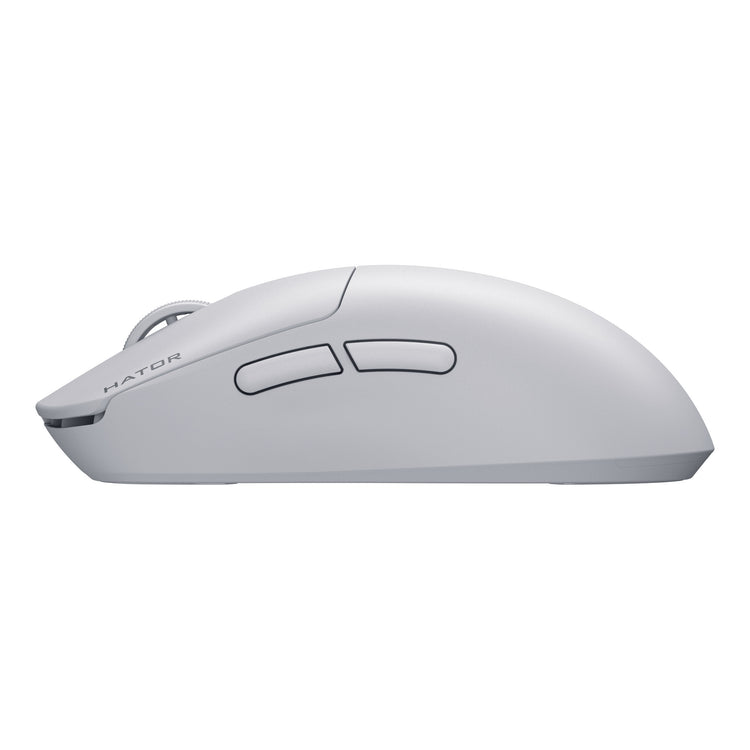 Hator Quasar 3S Ultima 8K kabellose Gaming-Maus (weiß, 30.000 DPI, 2,4 GHz Bluetooth USB)