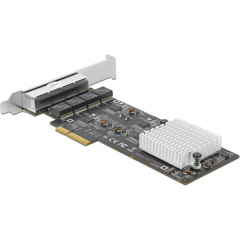 Delock PCI Express x4 auf 4 x RJ45 2,5 GBe Netzwerkadapter