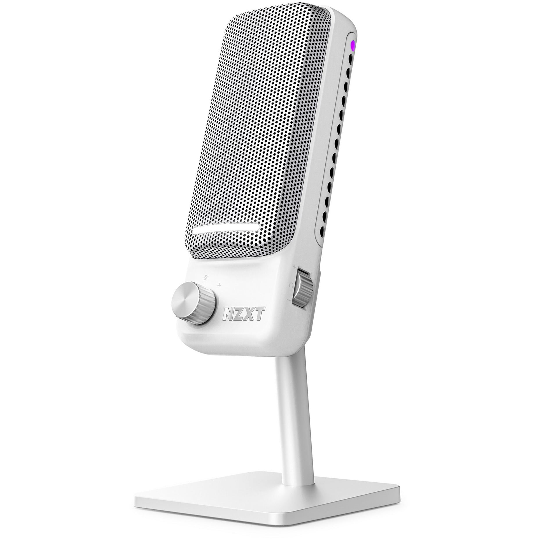 Nzxt-Kapsel-Elite-Mikrofon (weiß, RGB, USB-C)