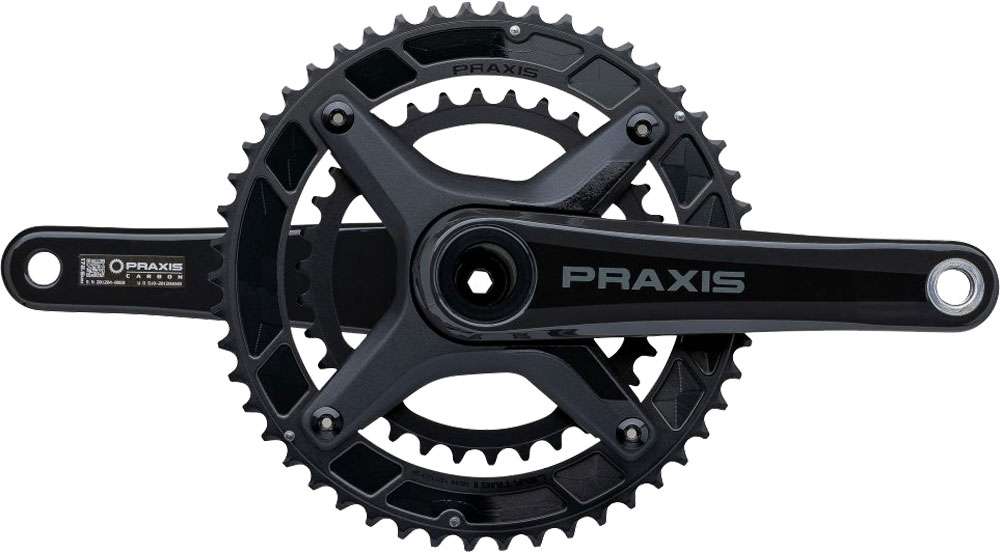 Praxis Works Zayante Carbon M30 50 34z Rennrad-Kurbelgarnitur