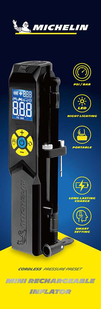 Digitale 10-bar-Batterieluftpumpe von Michelin