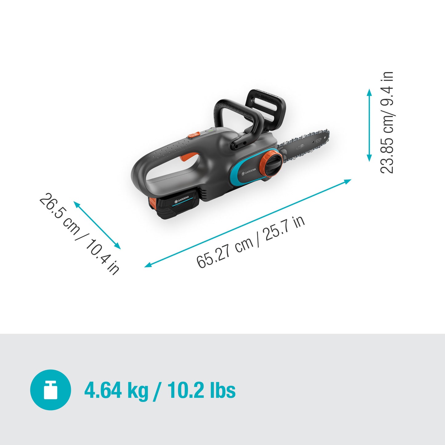 Gardena Kettensäge 25018V P4A Solo