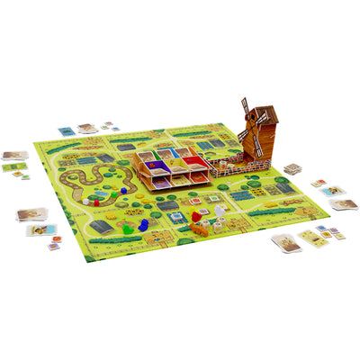 999games 999 Spiele im Vordergrund: das Brettspiel (niederländisch, 2 – 6 Spieler, 45 Minuten, ab 10 Jahren)