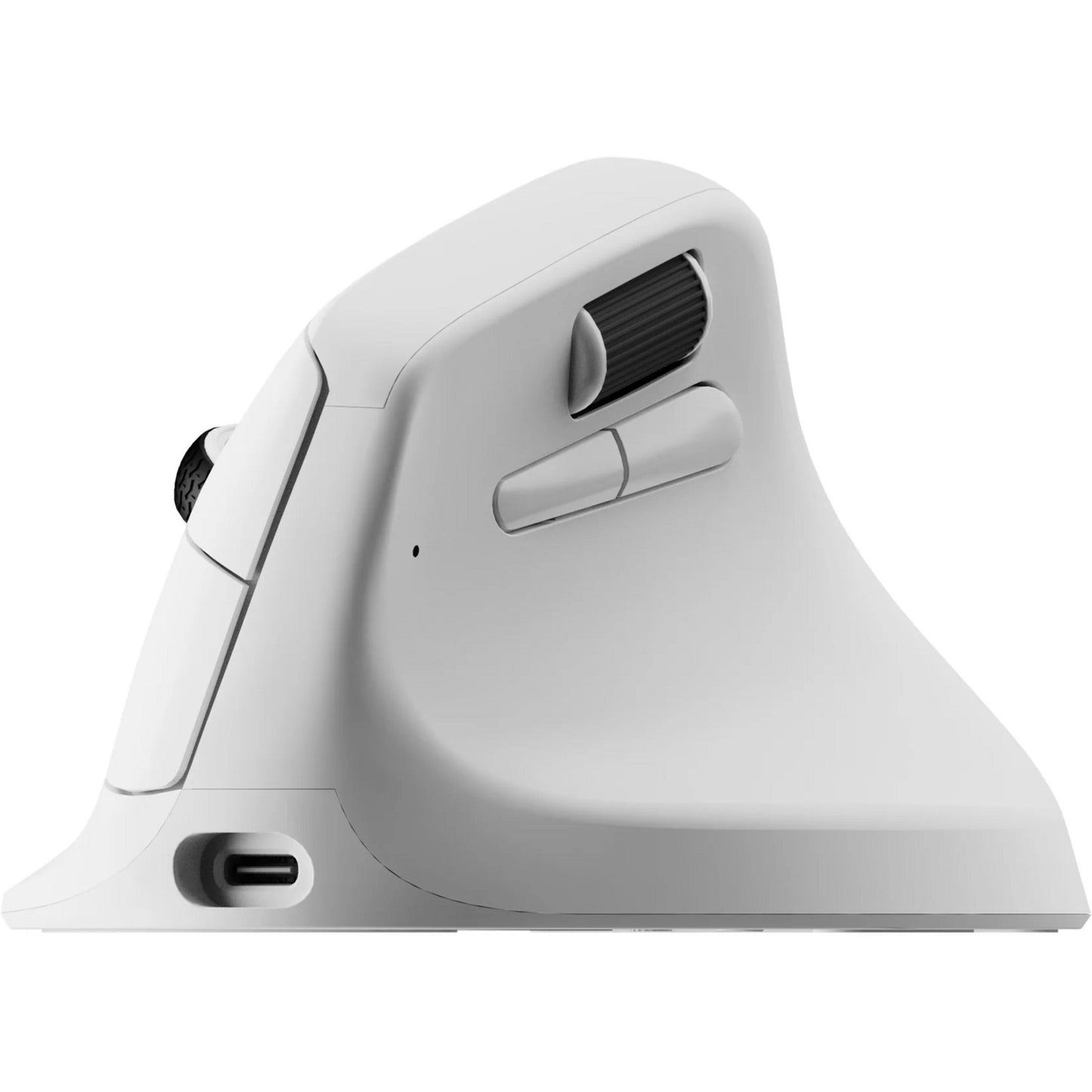 Keychron m5 kabellose ergonomische Maus (weiß, 100 bis 30.000 dpi, 8000 Hz, 2,4 GHz Bluetooth USB)