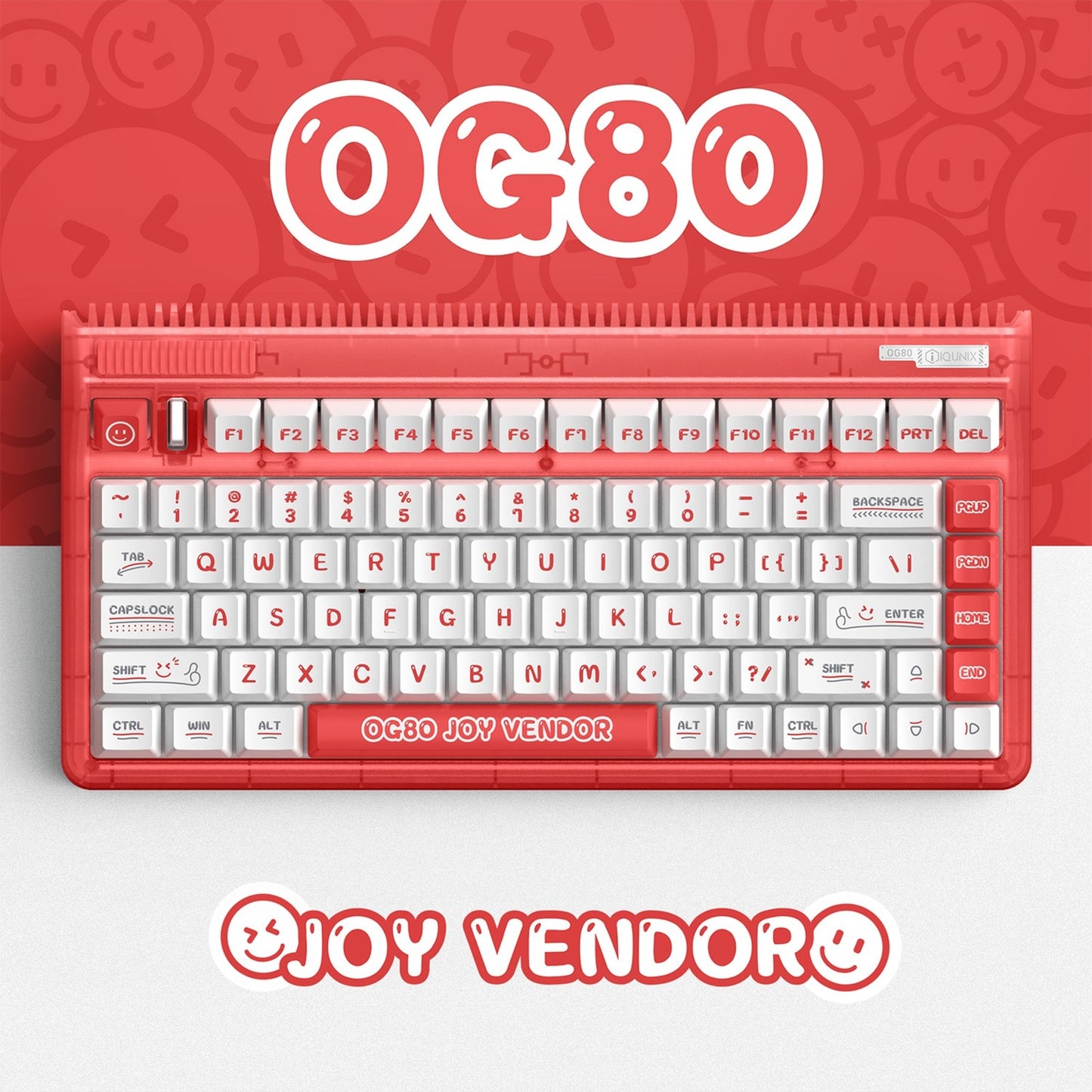 Iqunix OG80 Joy Anbieter Wireless mechanischer Tastatur