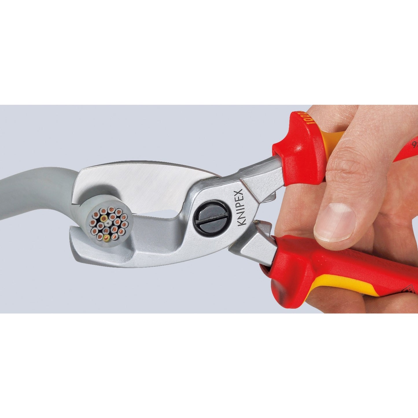 Knipex -Kabelschere mit doppelten Schneidkanten 9516200