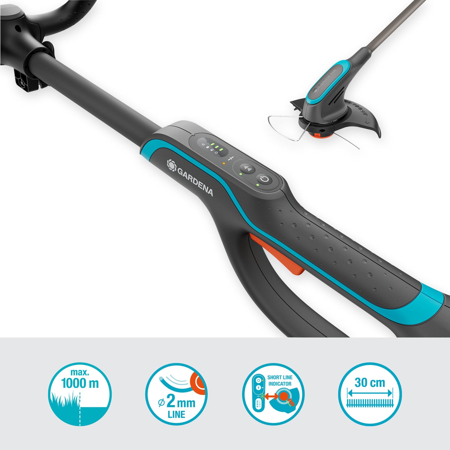 Gardena Trimmer Powertrim 3018V P4A Set