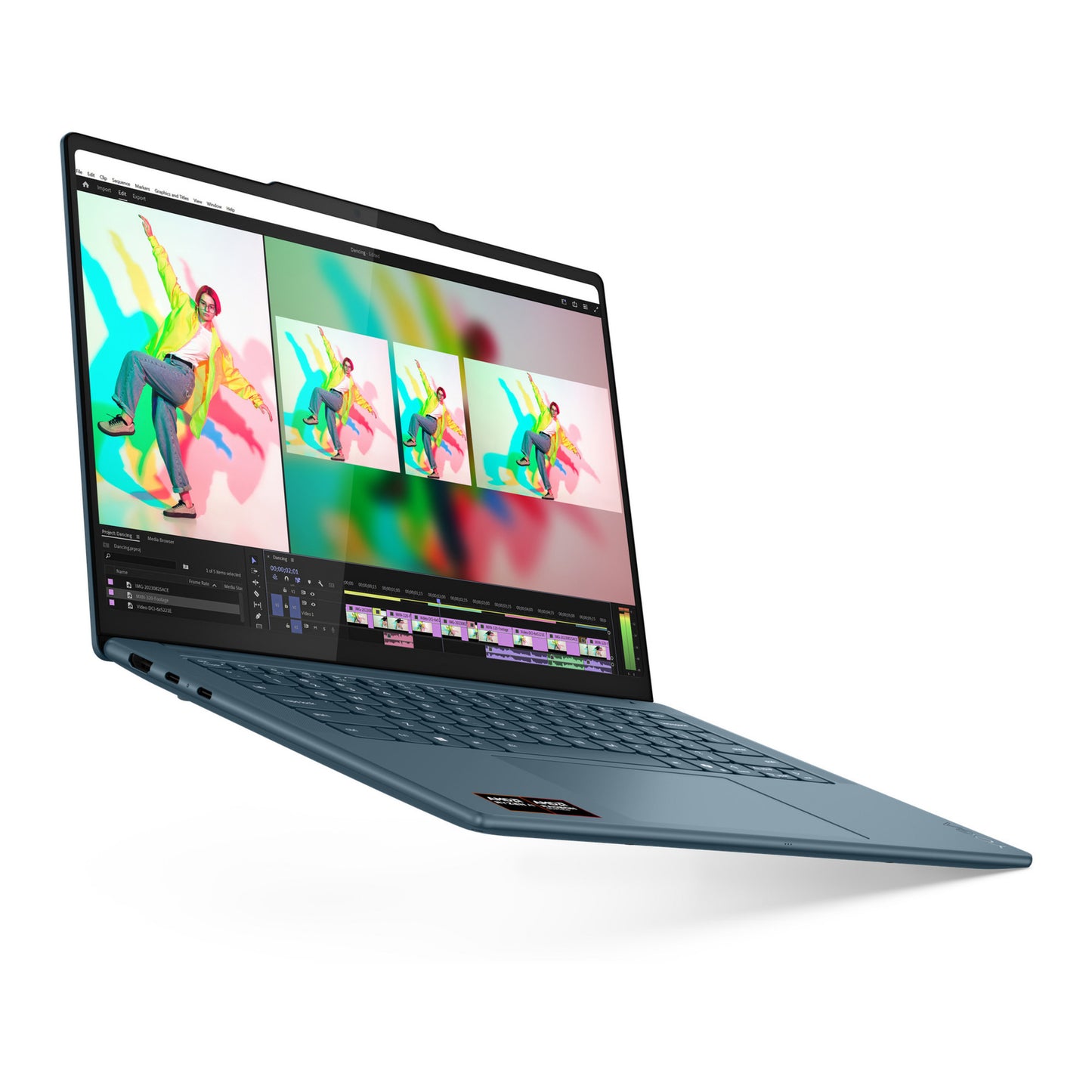 Lenovo Yoga Pro 7 14asp10 (83lx001mmh) 14,5 Copilot+ Laptop (blaugrün | Ryzen AI 9 365 | Radeon 880m Grafik | 32 GB | 1 TB SSD)