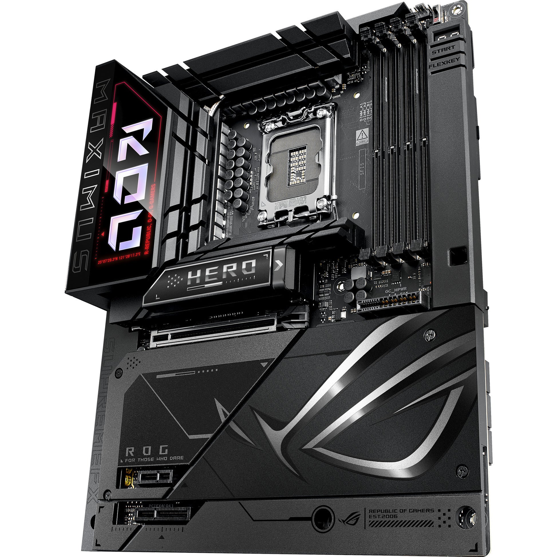 Asus Rrog Maximus Z890 Hero BTF Sockel 1851 Mainboard (schwarz, RAID, 5 GB-LAN, Wi-Fi 7, BT, Sound, ATX)