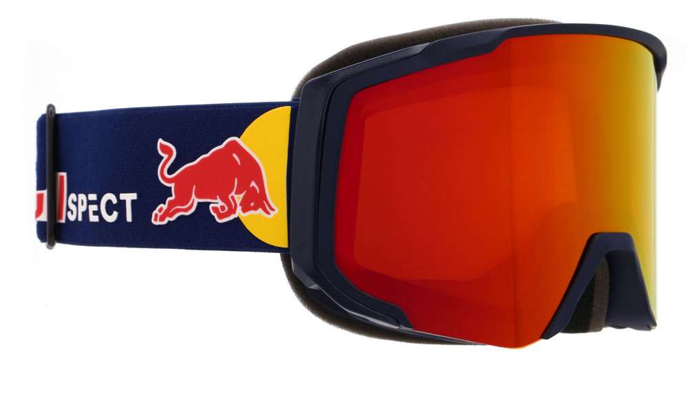 Red Bull Specteyewear Jibb-01RE2 Orange mit rotem Spiegel – Skibrille