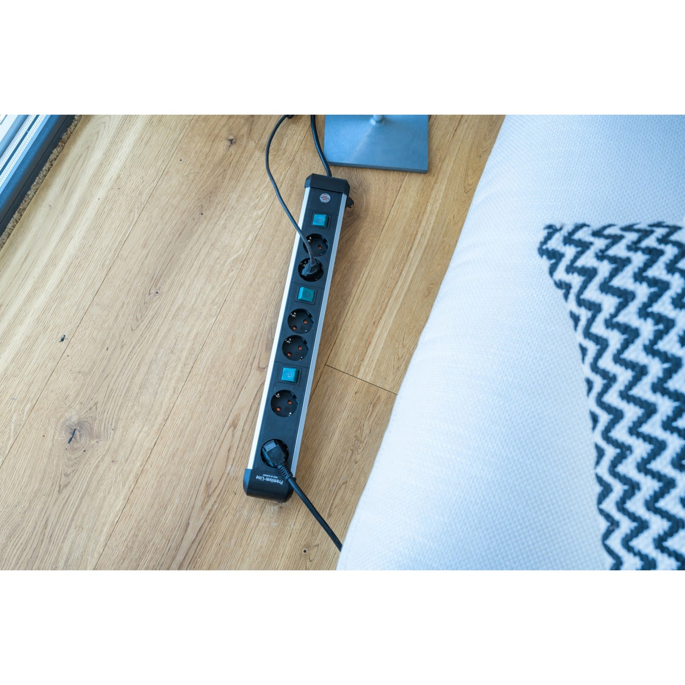 Brennenstuhl Premium-Alu-Line-Socket 6-fach