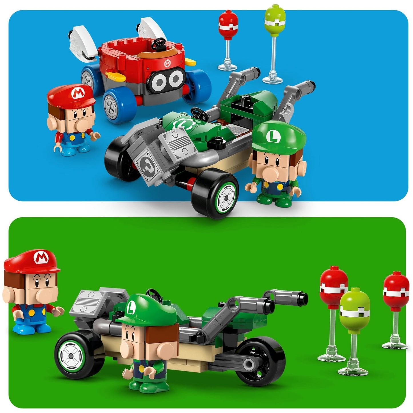 Lego Lego Super Mario 72034 Mario Kart Baby Mario Vs. Baby Luigi