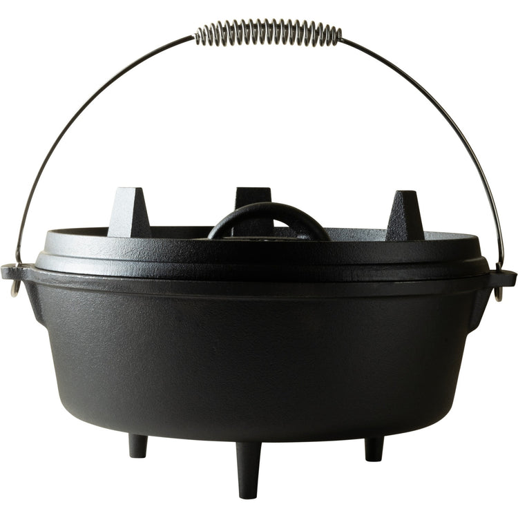 The Windmill Dutch Oven 4,5 qt Kochtopf (schwarz, ø 25,5 cm | 3,8 Liter)