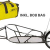 Bob Yak Fahrradanhänger schwarz mit Tasche