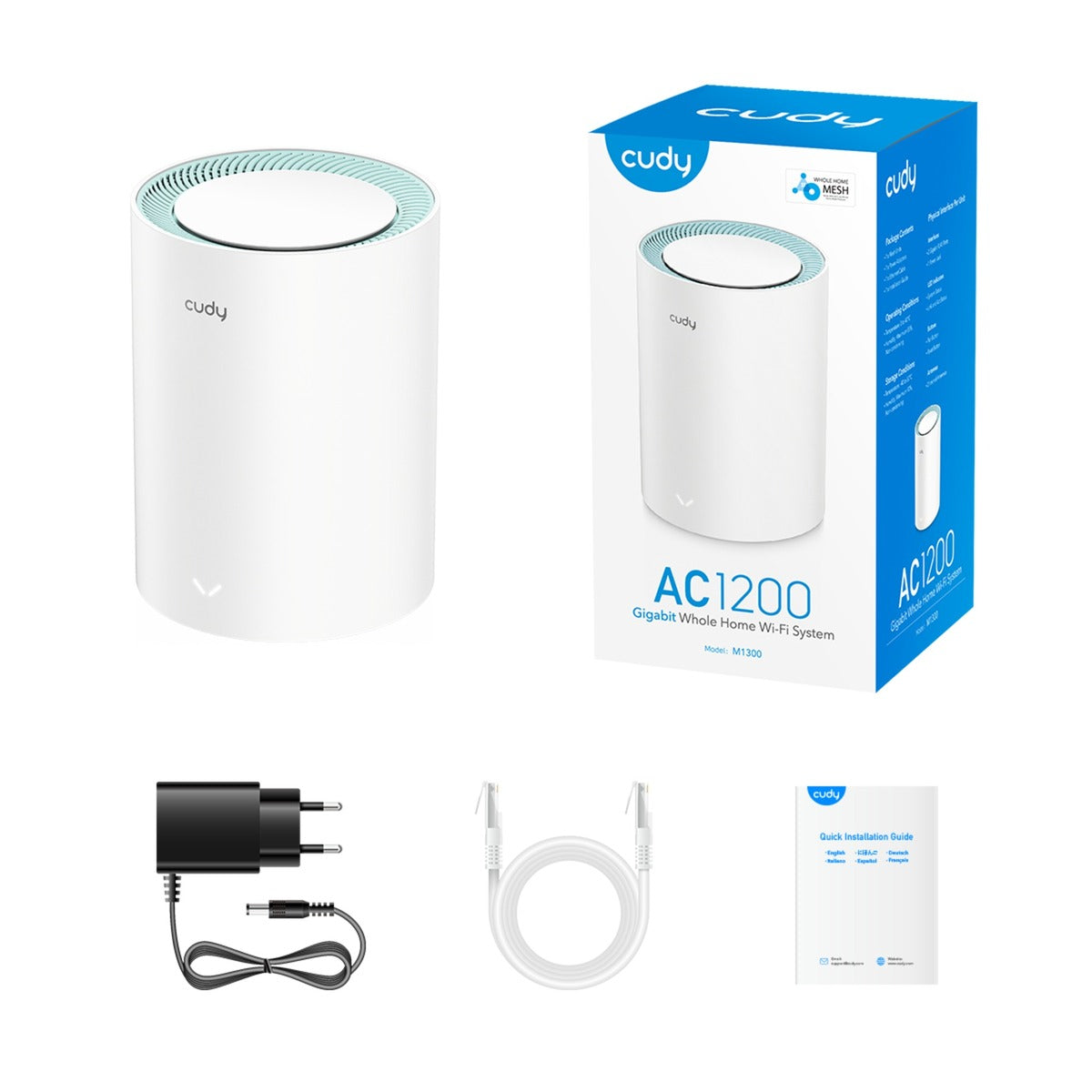 Cudy AC1200 Gigabit Mesh Wi-Fi-System (1-Pack)