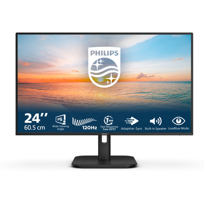 Philips 24e1n1200a 00 23,8 Monitor (schwarz, VGA, HDMI, Display Port, Audio, 120 Hz)