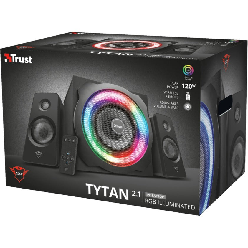 Vertrauen Sie GXT 629 Tytan RGB beleuchtet 2.1 Lautsprecher Set
