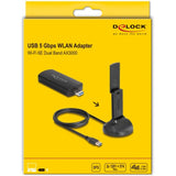 Delock Wi-Fi 6. Dualband WLAN USB-Adapter AX3000 - afbeelding 4