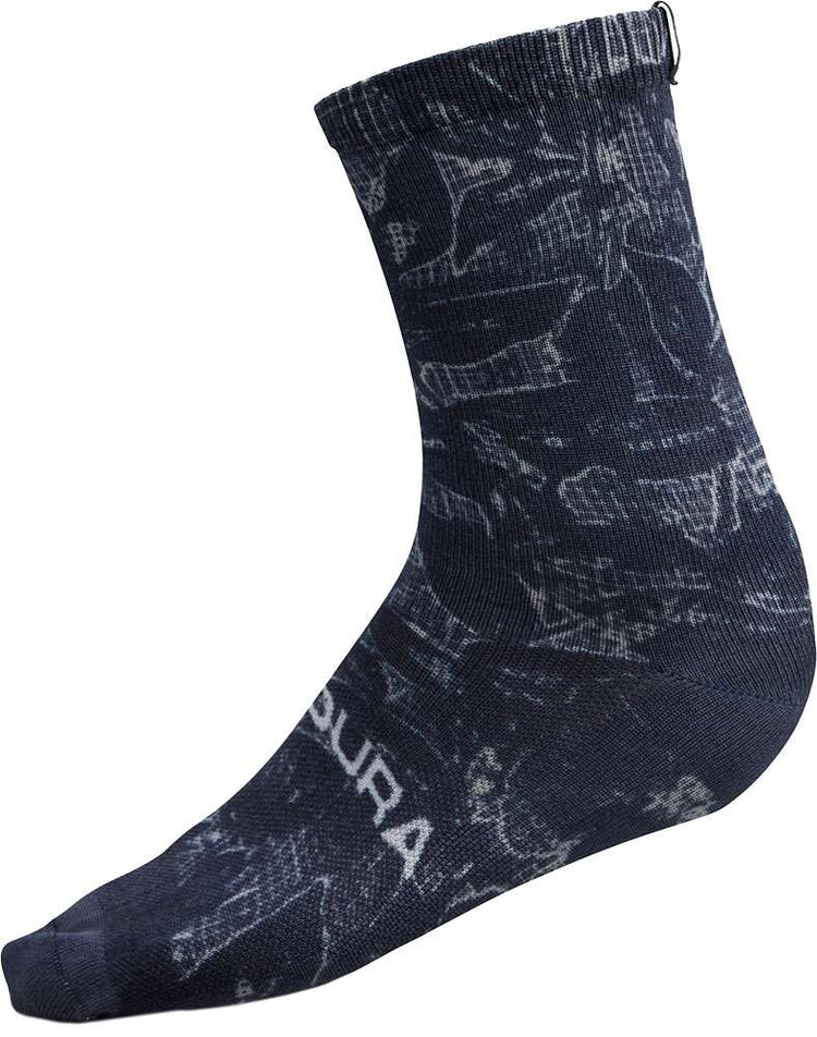 Endura Grid Floral Limited Print – Socken