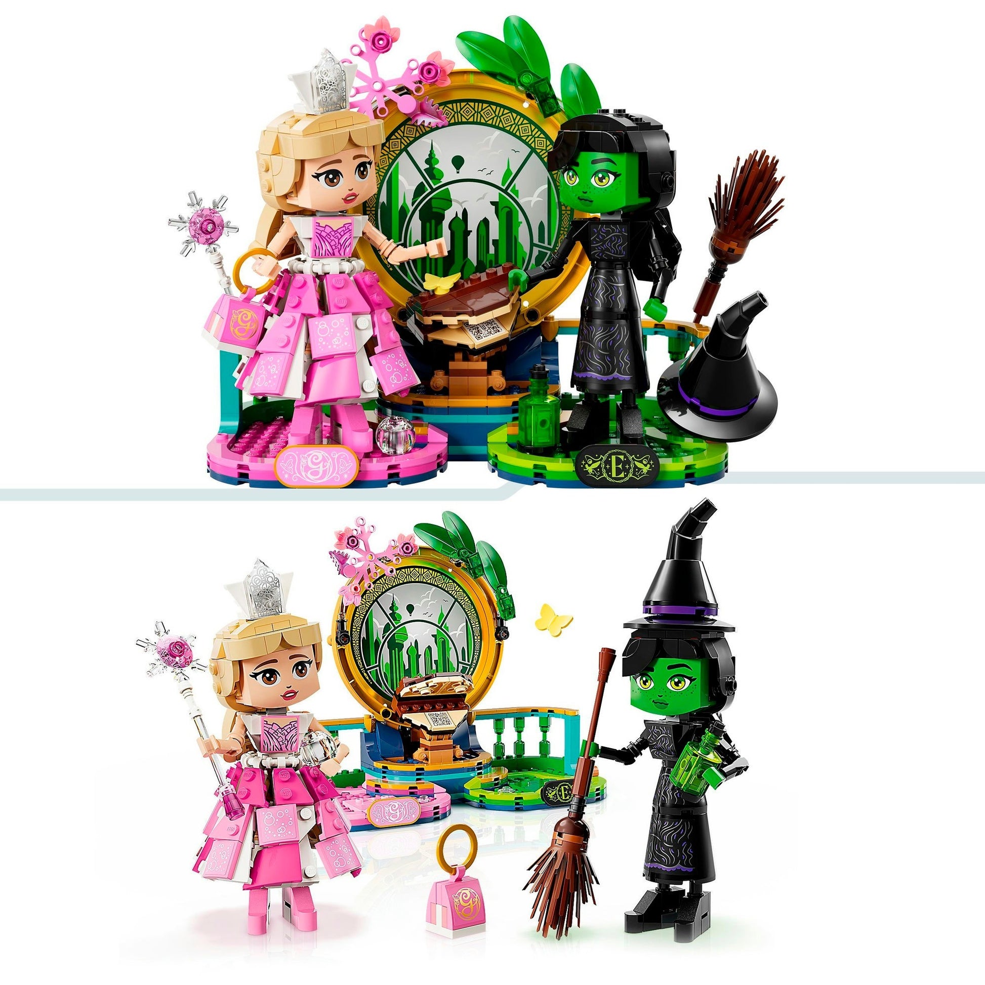 LEGO 75682 Wicked Elphaba und Glinda Figuren
