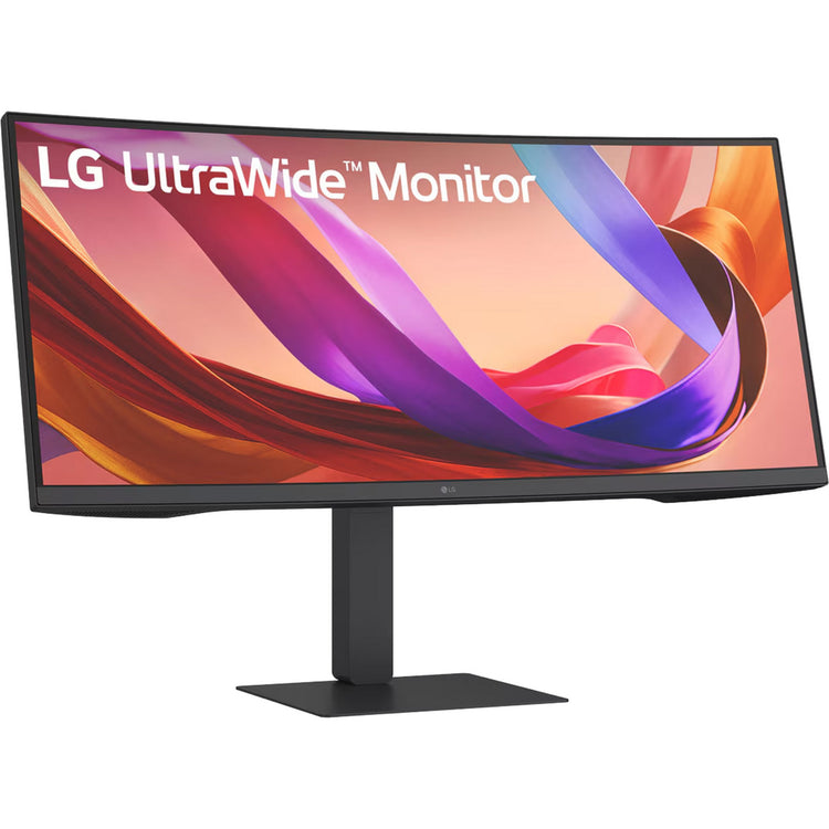 LG Ultrawide 34u650a-b 34 gebogener Monitor (schwarz, 2x HDMI, Display-Port, 3x USB-A, USB-B, USB-C, RJ-45)