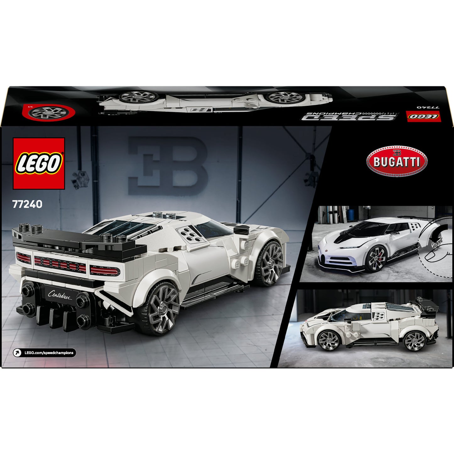 Lego Speed ​​Champions 77240 Bugatti Centodieci Hyper Sportwagen