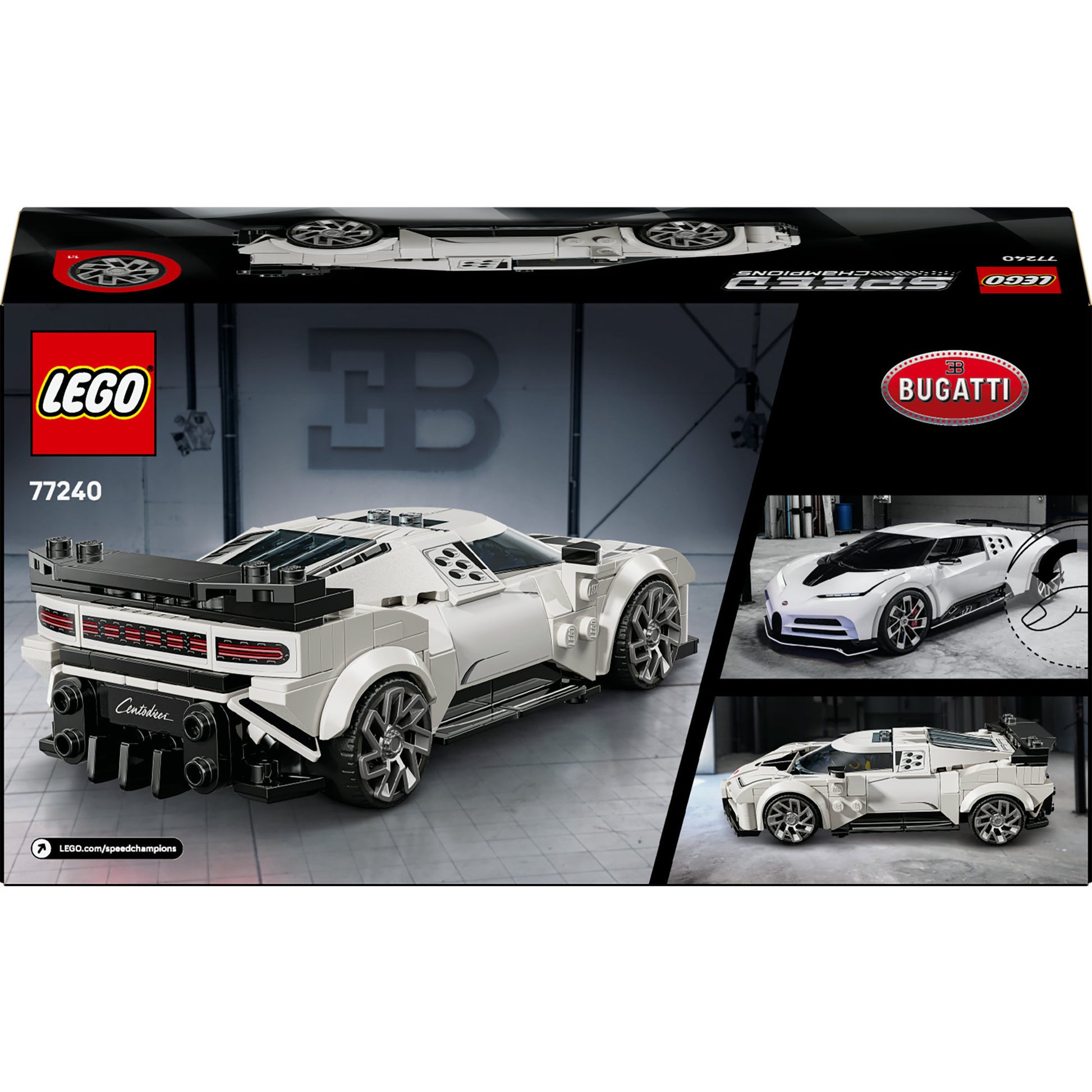Lego Speed ​​Champions 77240 Bugatti Centodieci Hyper Sportwagen