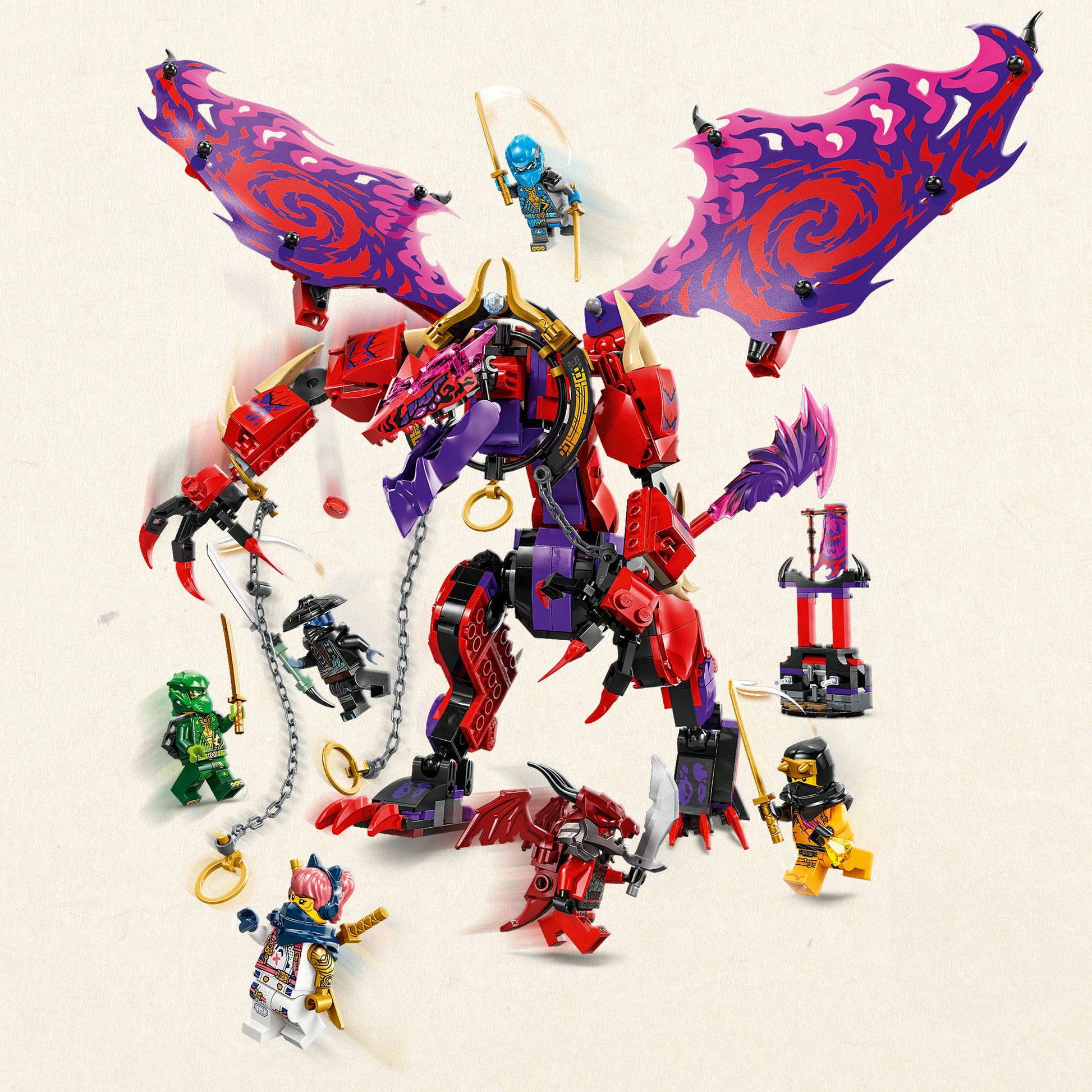 LEGO 71832 Ninjago Lightntand Dragon aus dem Chaos