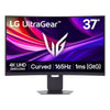 LG Ultragear 37G800A-B 37 4K UHD gebogener Gaming-Monitor (Schwarz, 2x HDMI, Display-Port, USB-A, USB-C, 165 Hz)