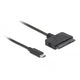 Delock USB Typ-C-Konverter zu 22 Pin SATA 6 GB s