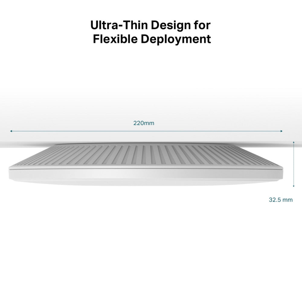 Tp-Link Omada EAP770 Be9300 Tri-Band Wi-Fi 7 Access Point (weiß, PoE++)