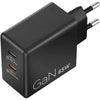 Lenovo Dual USB-C (65W) Gan (schwarz, 2x USB-C, Power Delivery)