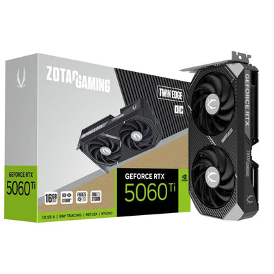 Zotac GeForce RTX 5060 Ti Twin Edge OC 16GB Grafikkarte (DLSS 4, 3x Display Port, 1x HDMI 2.1)
