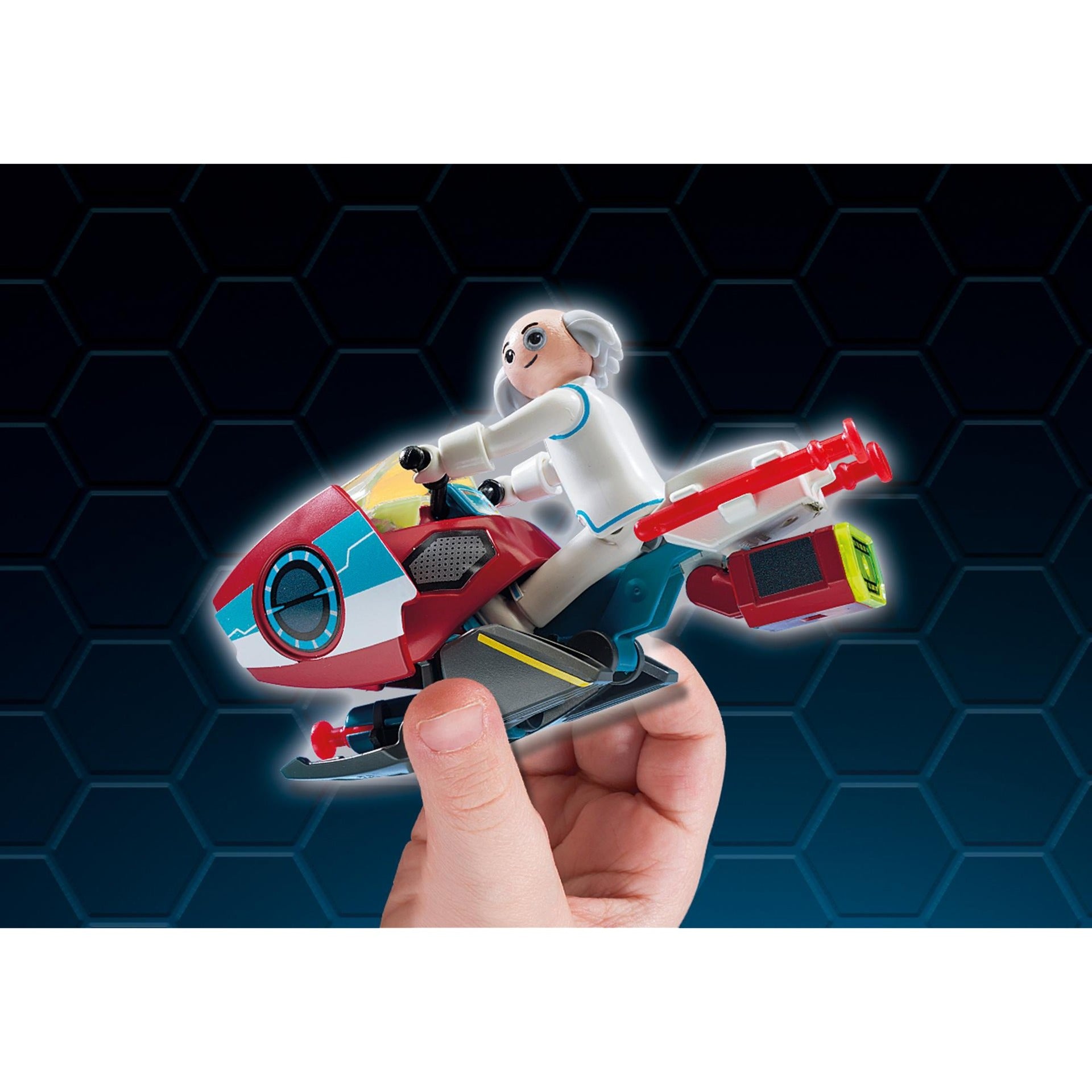 Playmobil Super 4 SkyJet mit Dr. X Roboter